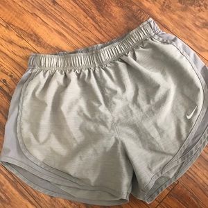 Nike Dri-fit shorts. Gray. Medium.